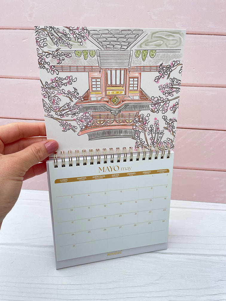 Calendario de Escritorio Travel 2027 Mooving