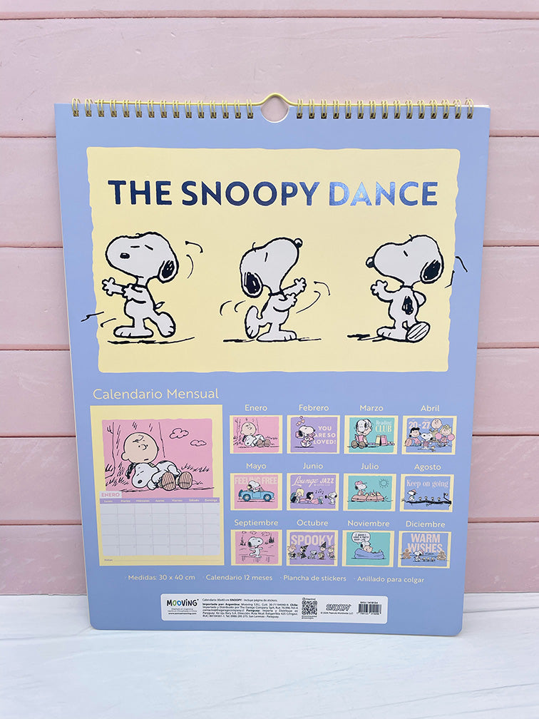 Calendario de Colgar Snoopy 2027 Mooving