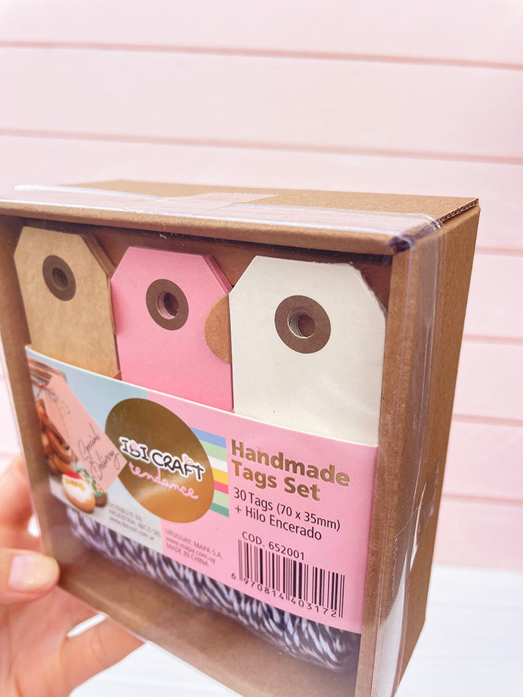 Set de 30 Tags + Hilo Encerado Ibi Craft