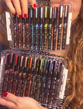 Marcadores Acrílicos Metalizados Mooving x 24