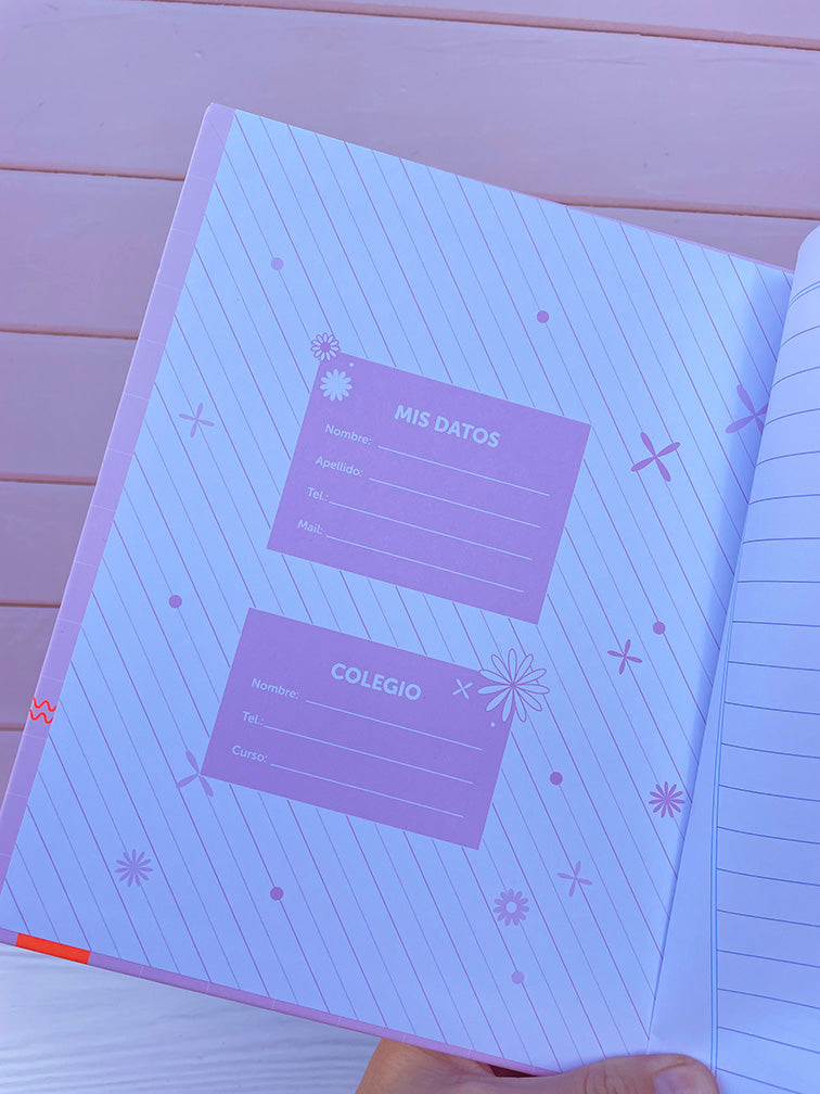 Cuaderno Flor 48 Hojas BIg Life
