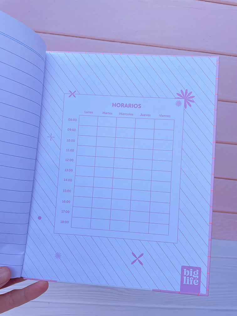 Cuaderno Flor 48 Hojas BIg Life