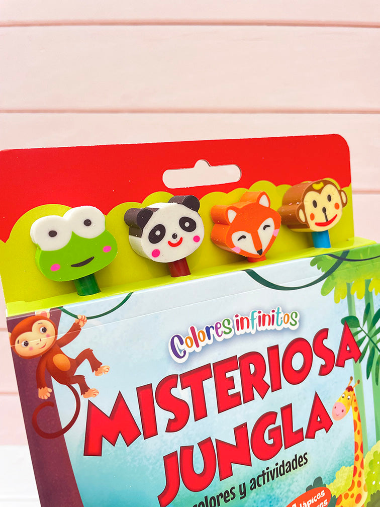 Libros para Pintar + Actividades con Colores y Gomas