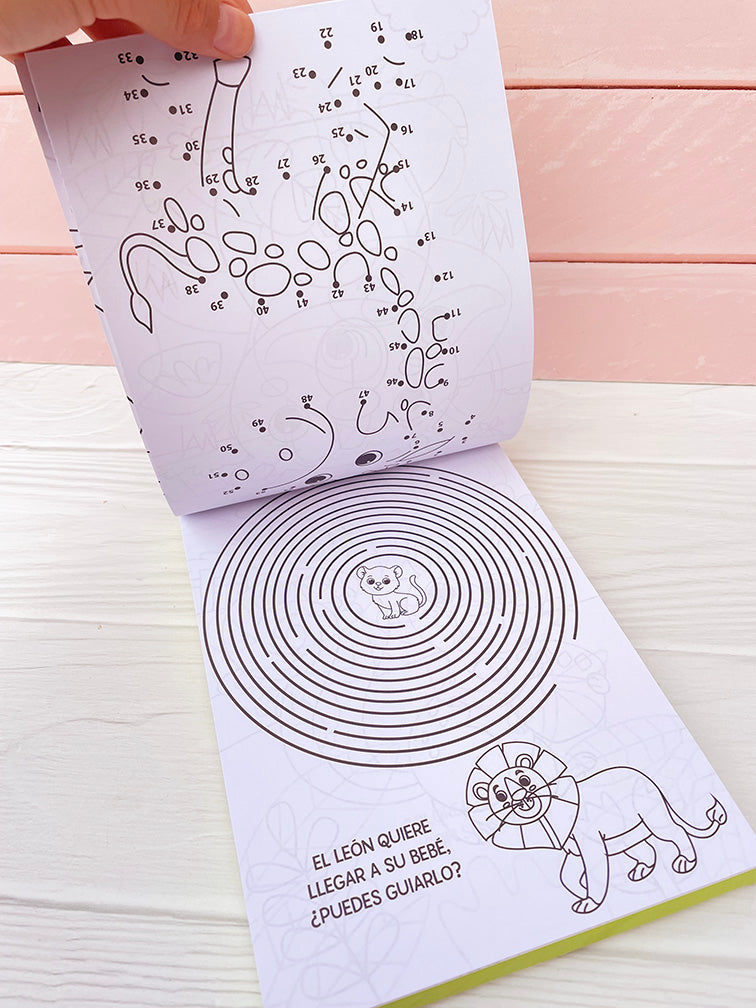 Libros para Pintar + Actividades con Colores y Gomas