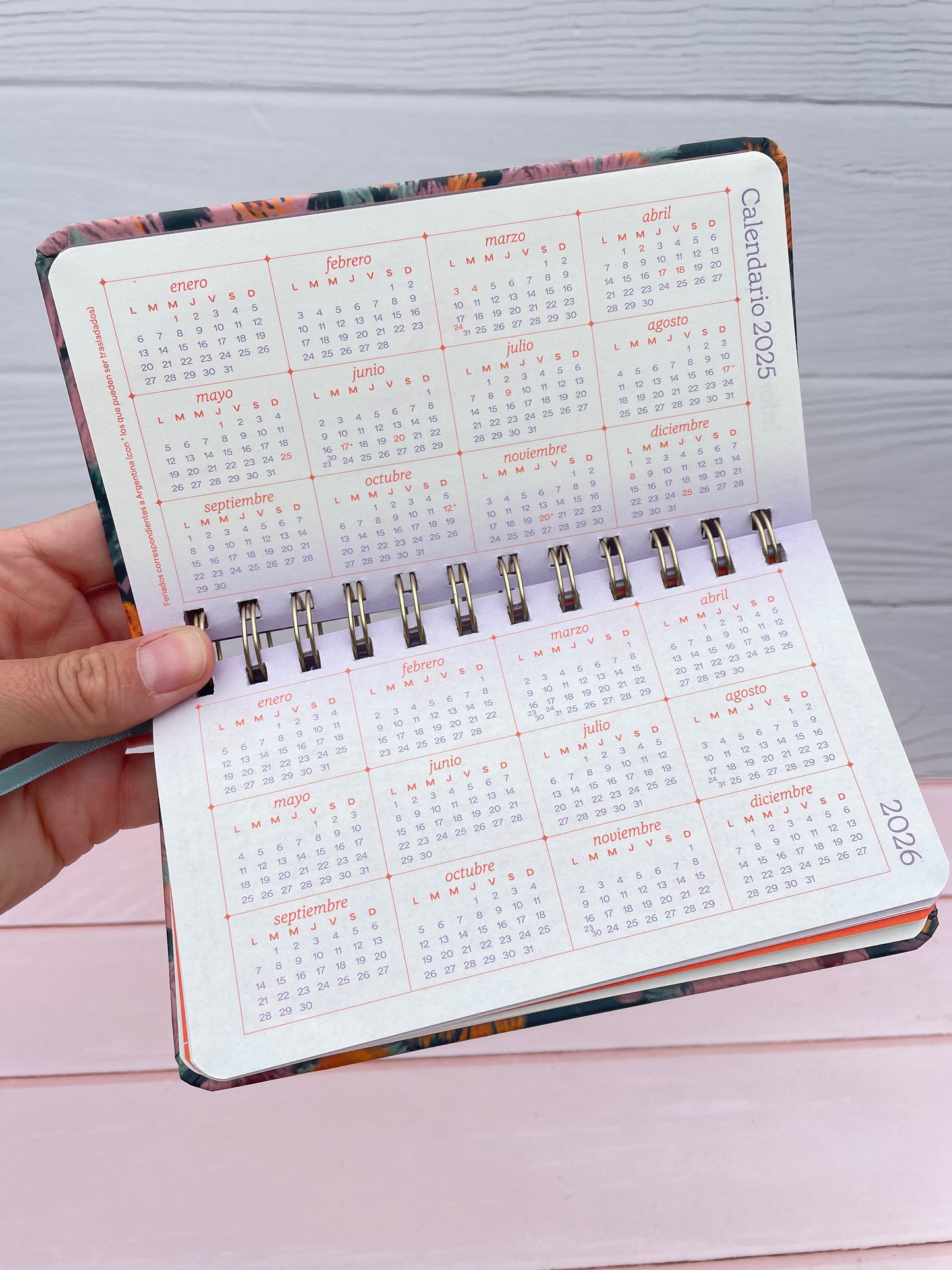 Agendas Semanales Pocket Fw Boho