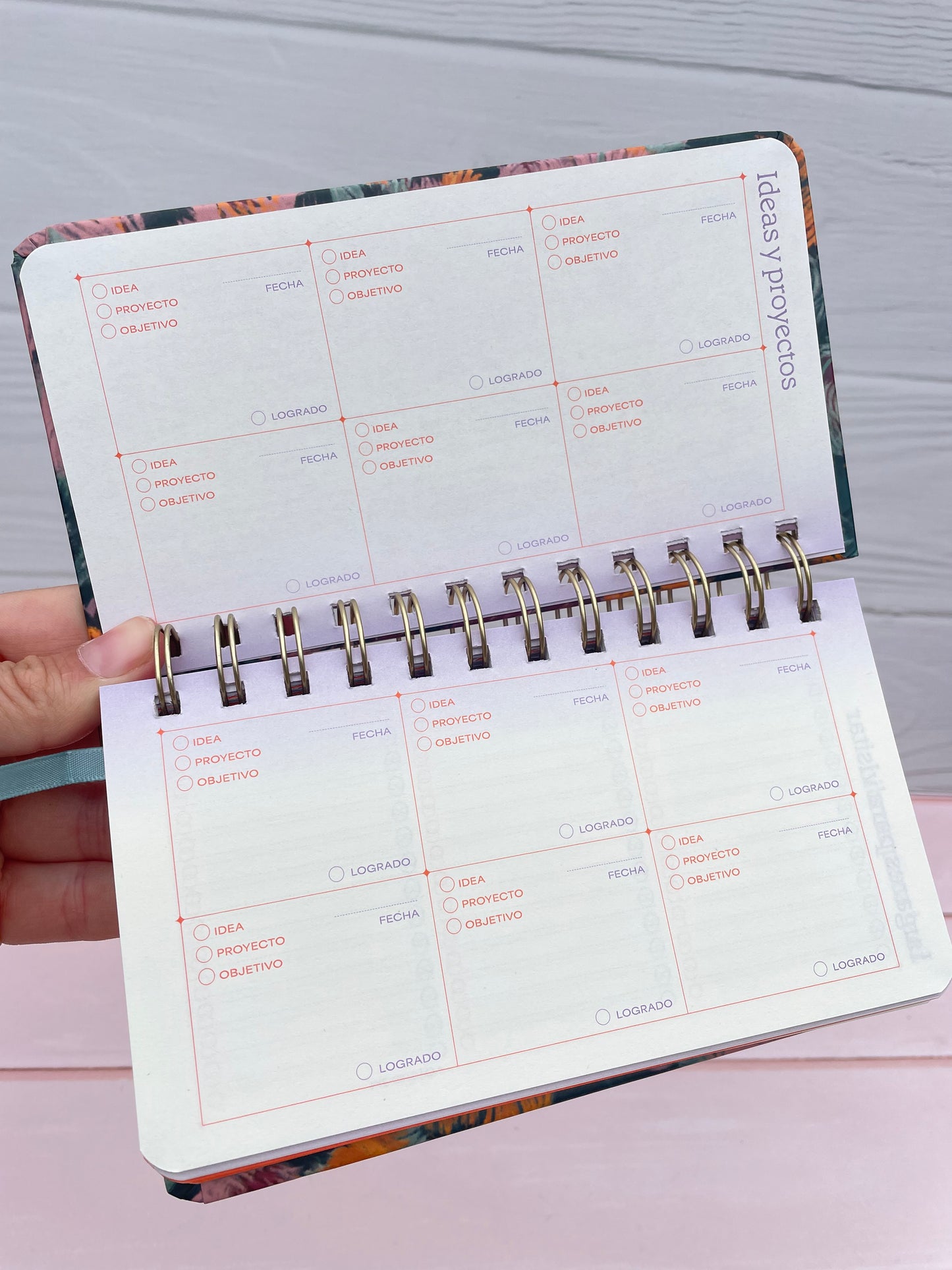 Agendas Semanales Pocket Fw Boho