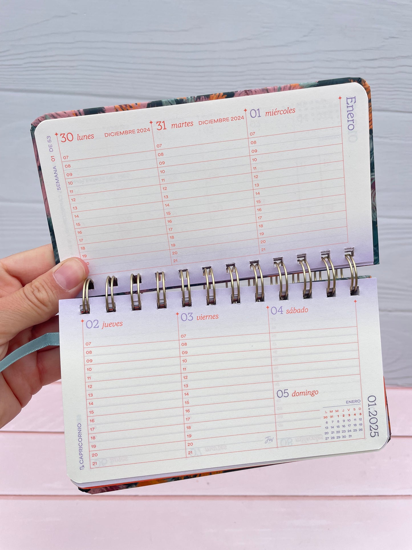 Agendas Semanales Pocket Fw Boho