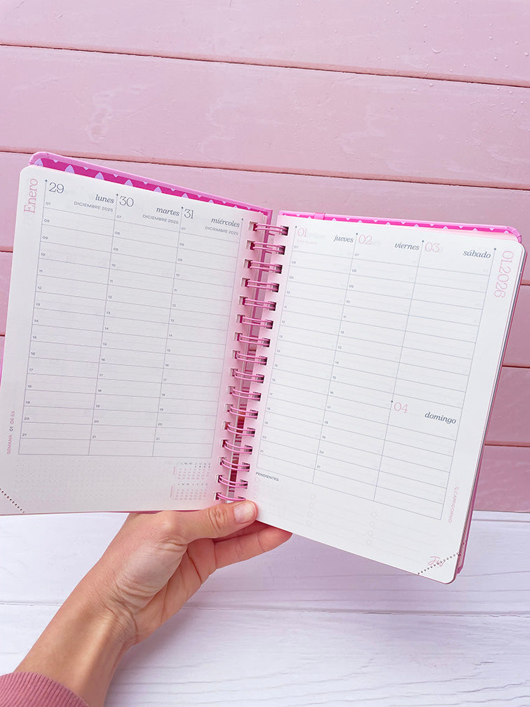 Agendas Semanales Cute Fw 2026