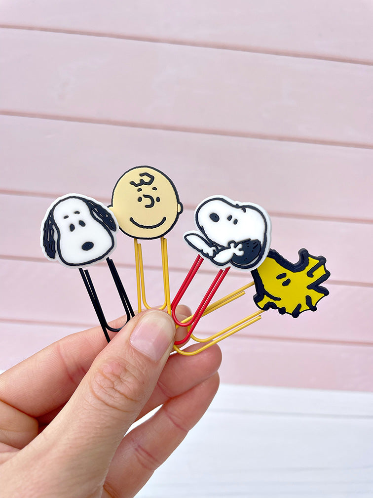 Clips Metálicos con Caritas x4