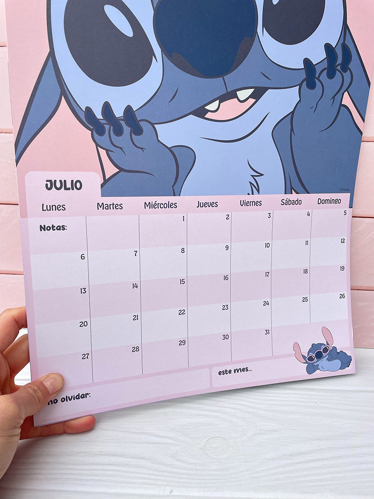 Calendario Stitch 2026 Mooving