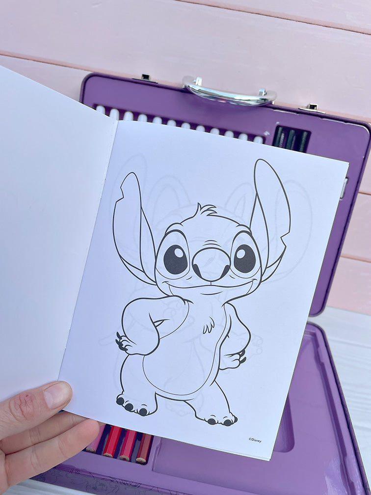 Valijita Metálica Stitch Completa para Pintar