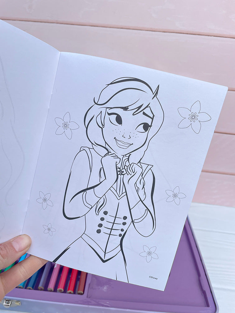 Valijita Metálica Frozen Completa para Pintar