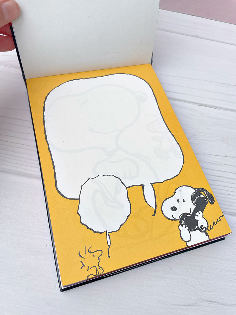 Block 120 hojas con diseños de Snoopy