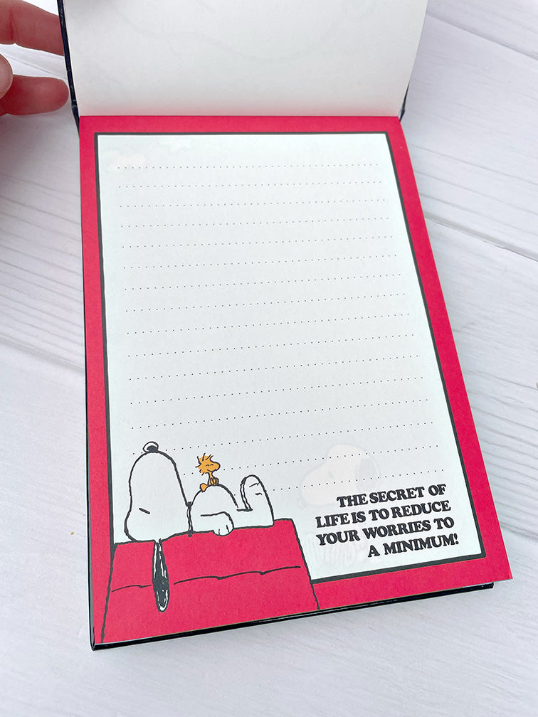 Block 120 hojas con diseños de Snoopy