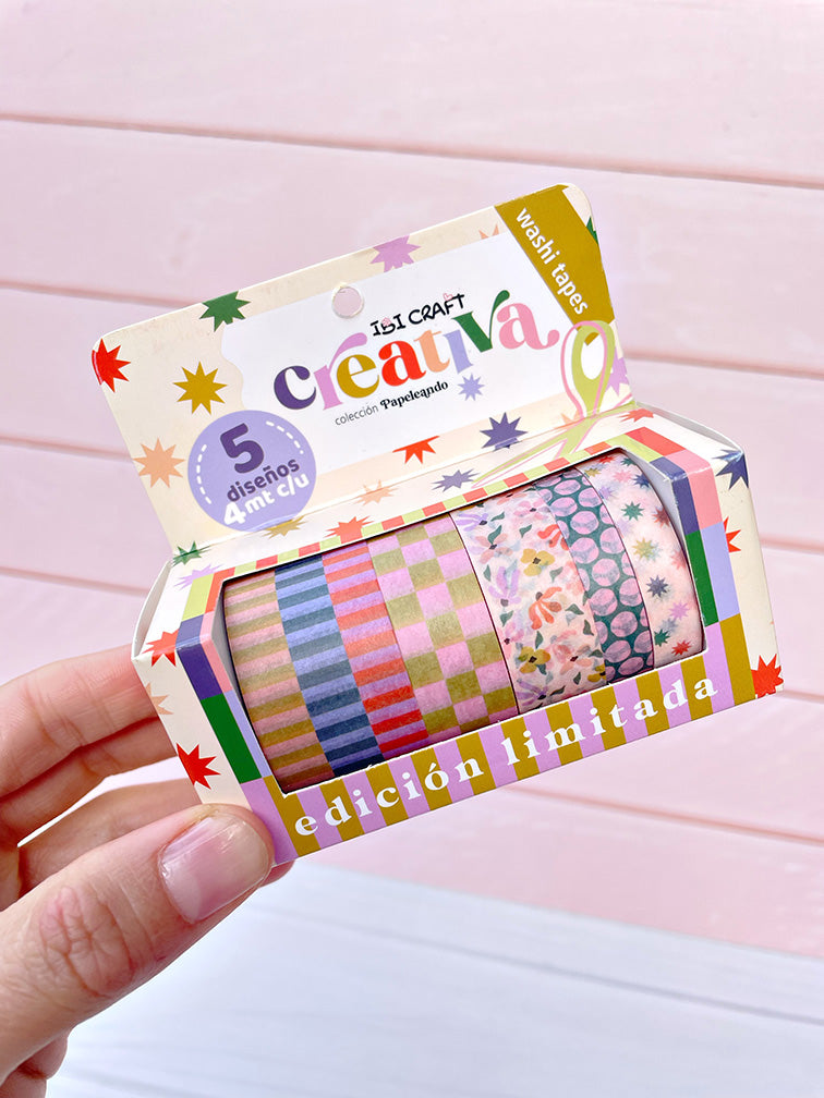 Washi Tape x7 "Creativa" Ibi Craft