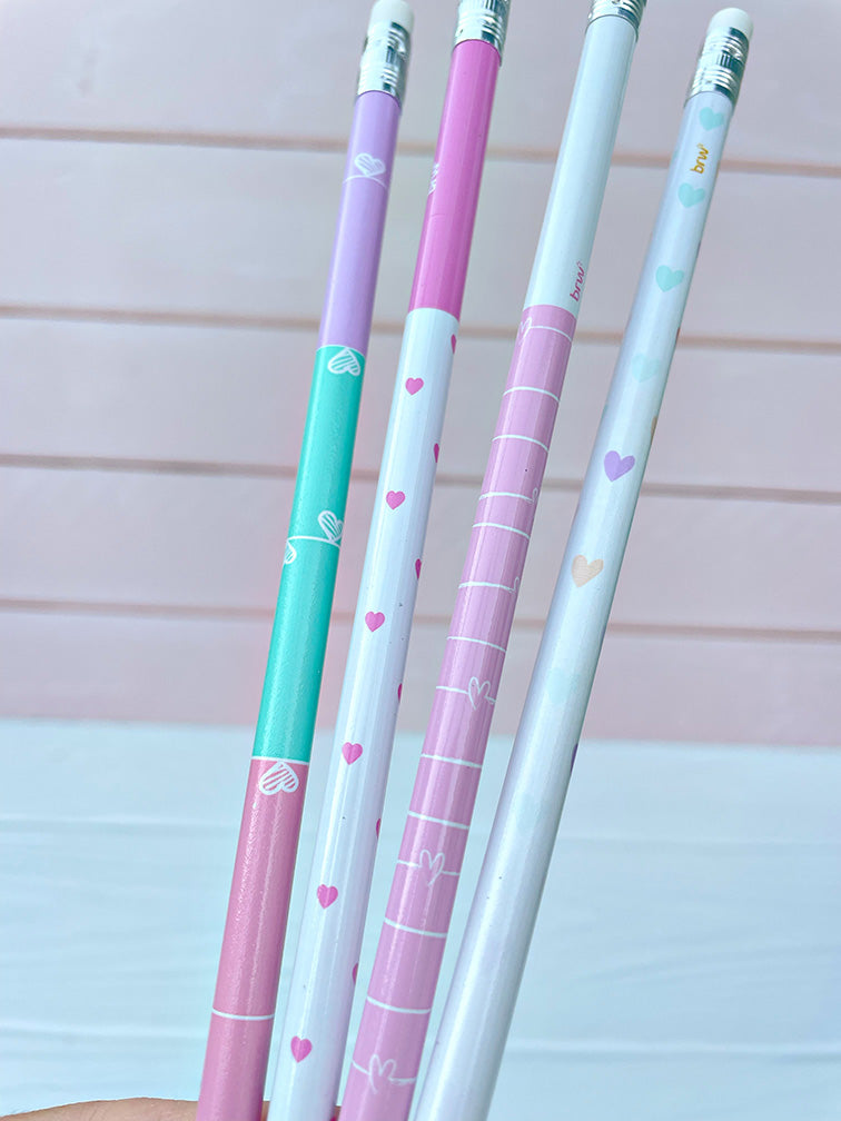 Lápices de escribir HB Estampados