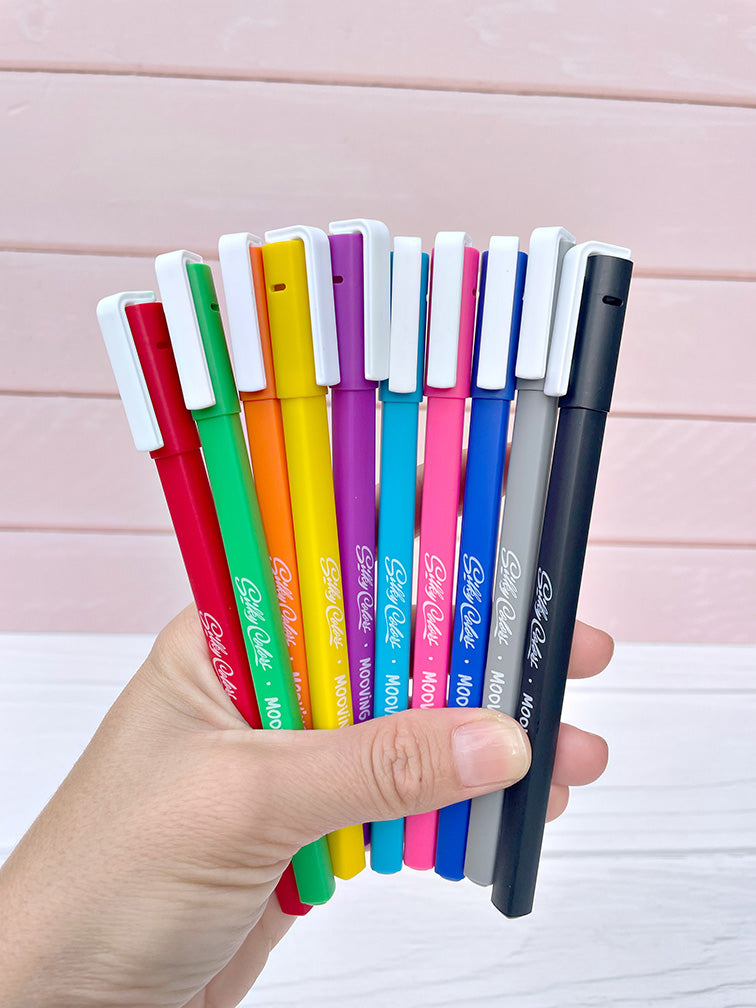 Lapiceras Roller Tinta de Gel x10 Mooving