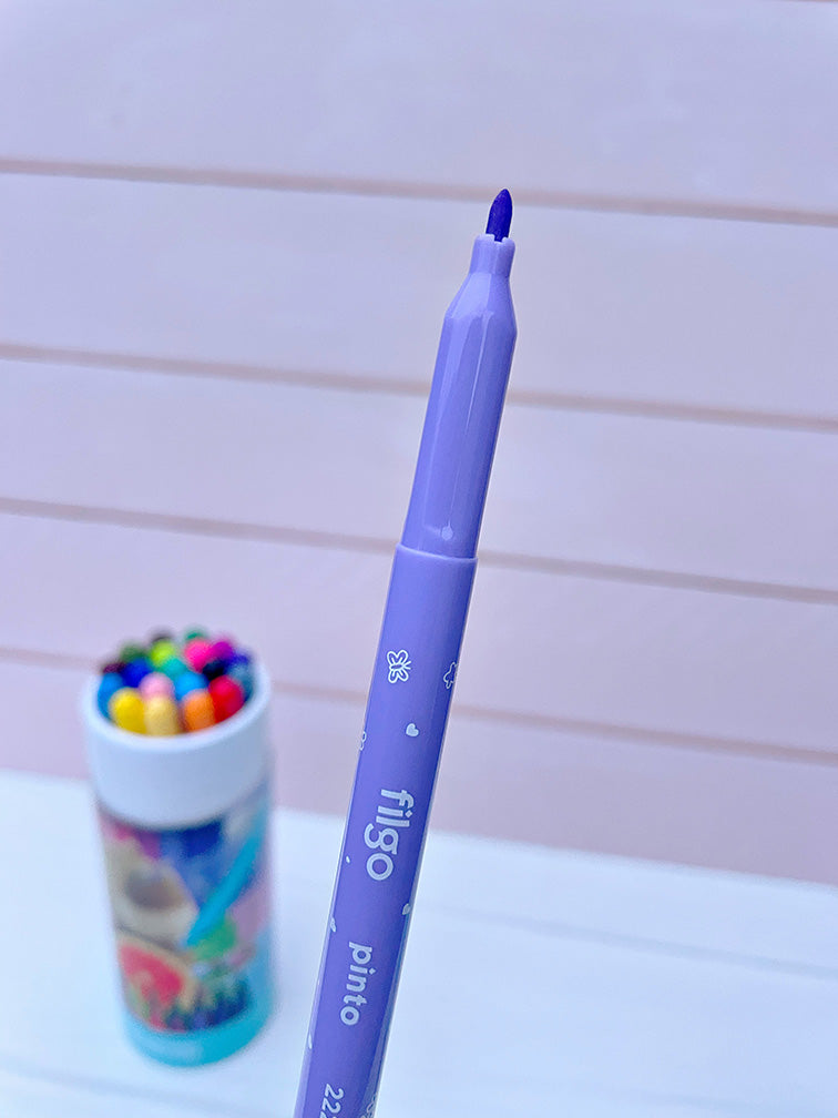 20 Marcadores finos Filgo en tubo