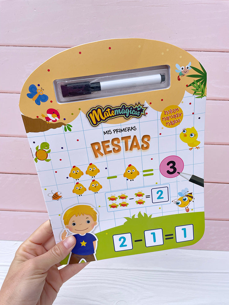Libro Matemágicas con Marcador Borrador