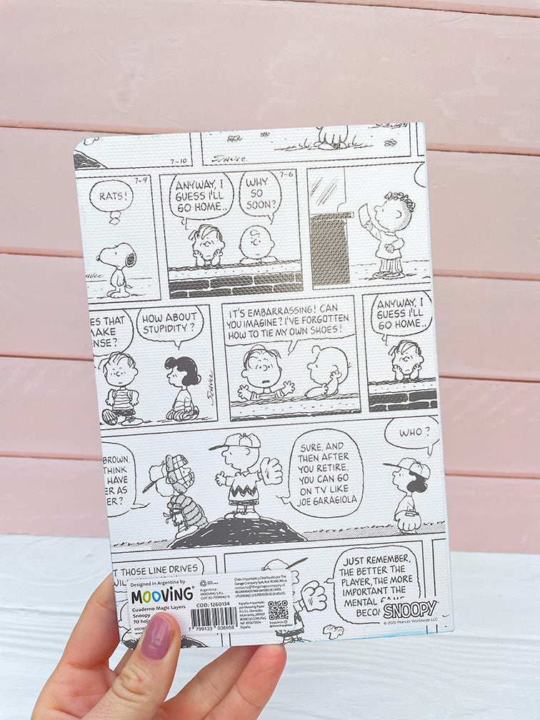 Cuaderno "Capas Mágicas" Snoopy