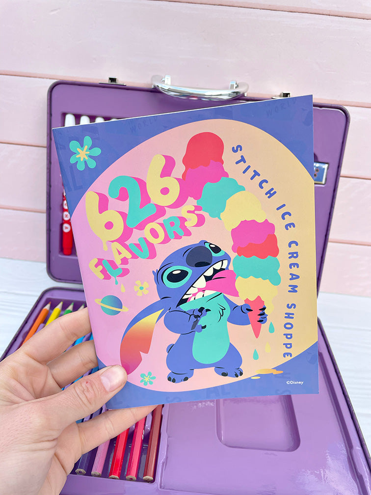 Valijita Metálica Stitch Completa para Pintar