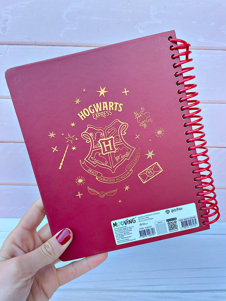 Cuaderno Premium 1/2 Oficio Harry Potter Mooving