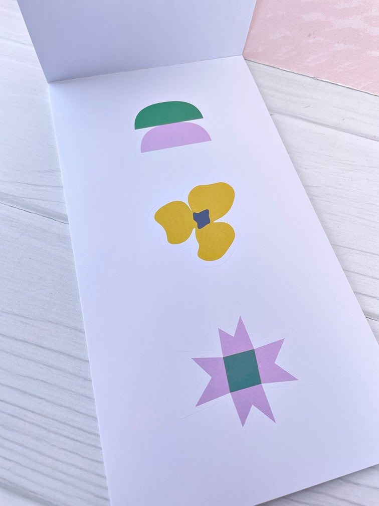 Block de 20 Planchas de Sticckers "Creativa" Ibi Craft
