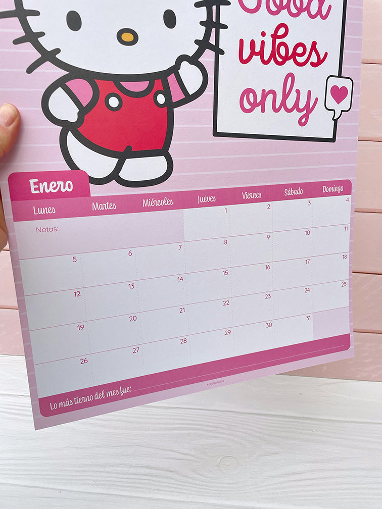 Calendario Kitty 2026 Mooving