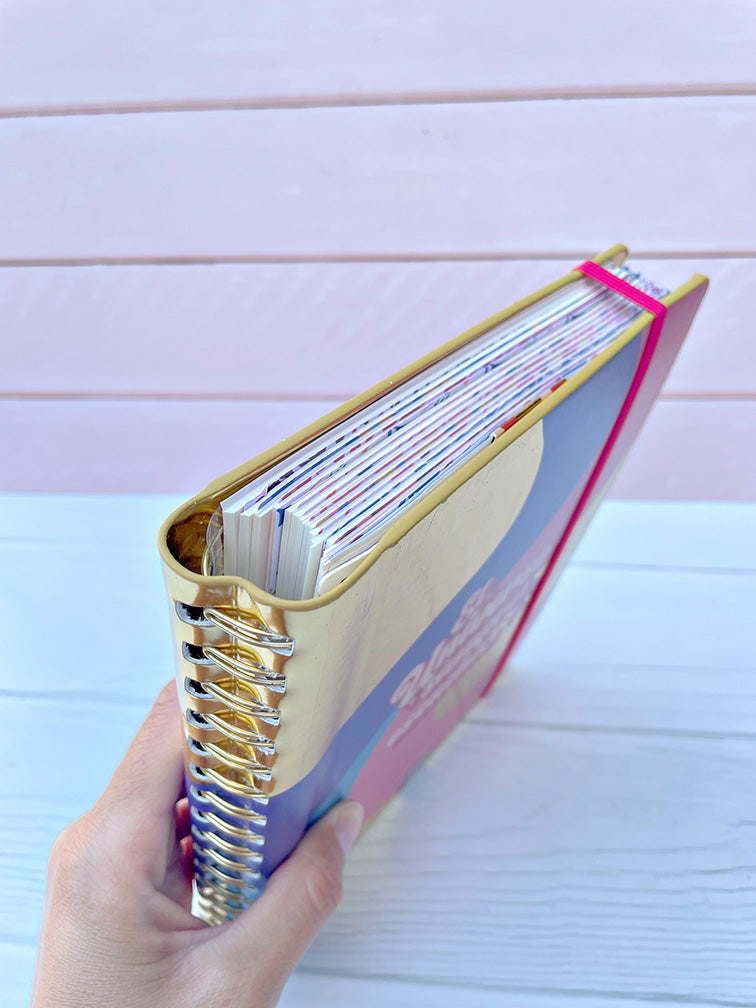 Agenda Diaria Dorada Big Life 16x21 cm