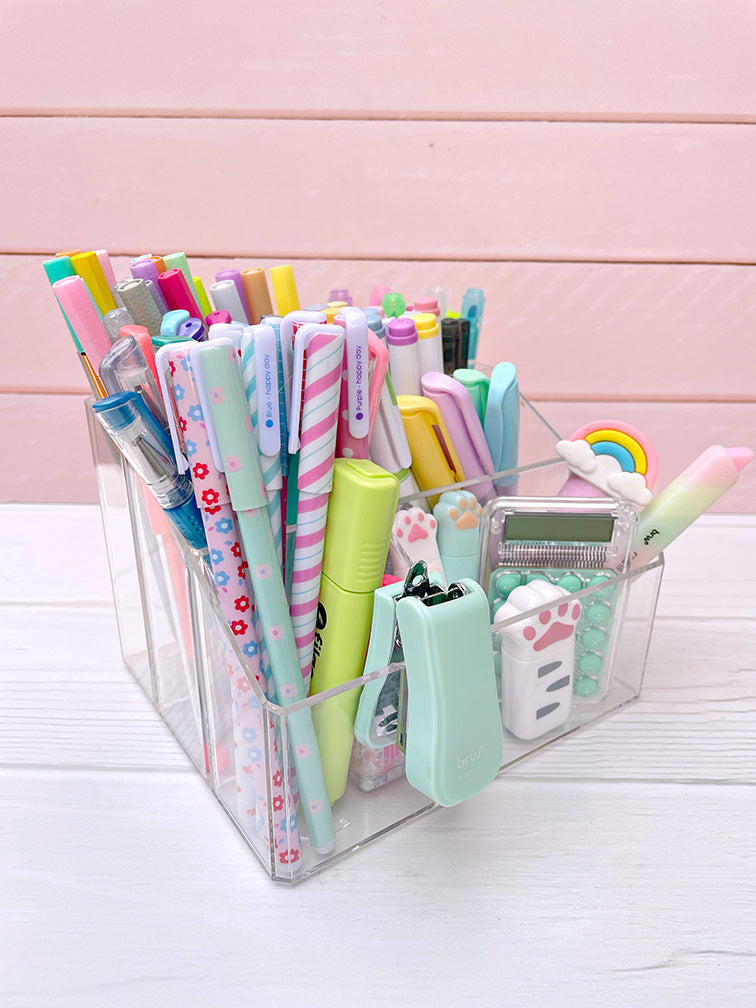 Organizador Transparente de Escritorio