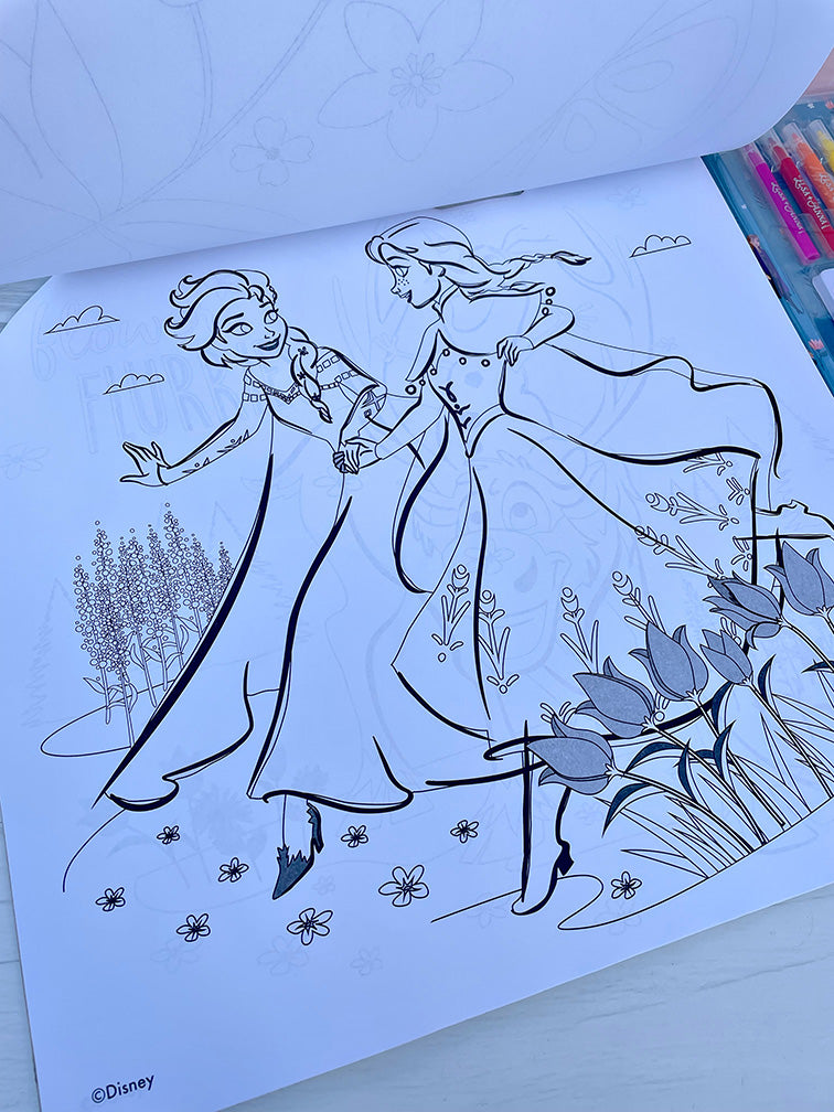 Block Gigante para Colorear Frozen