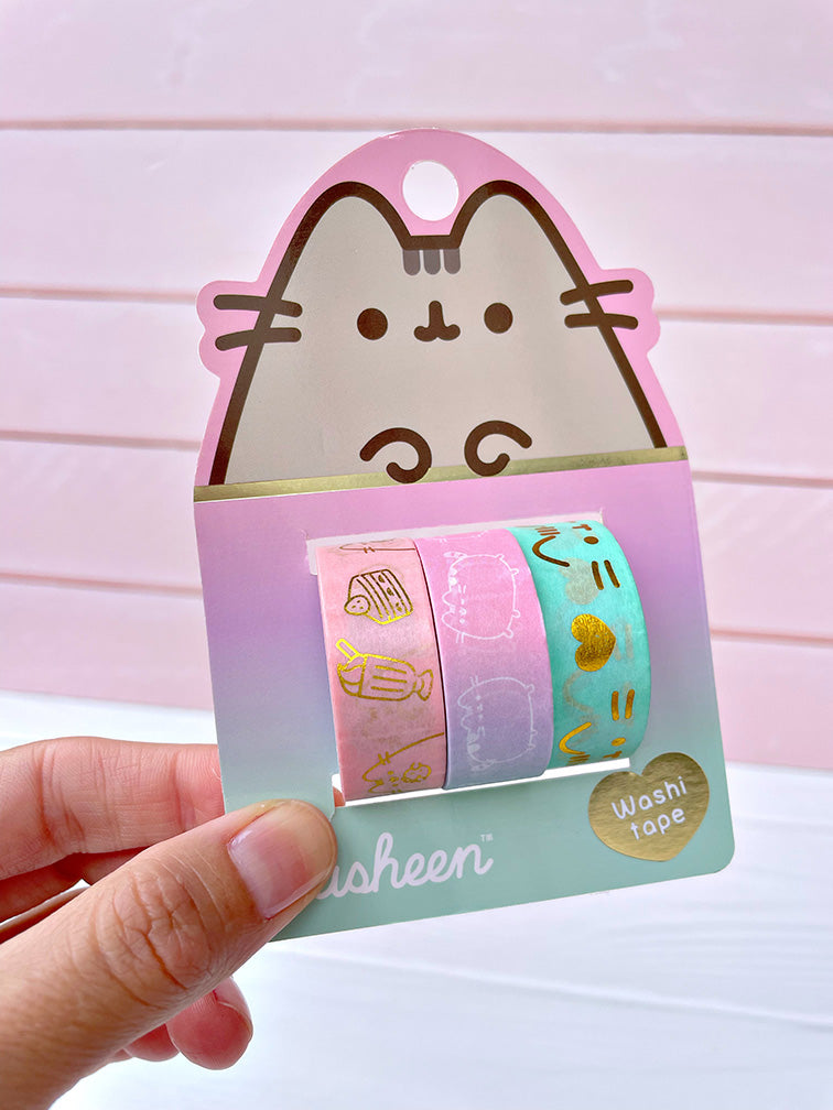 Washi Tape Pusheen x3