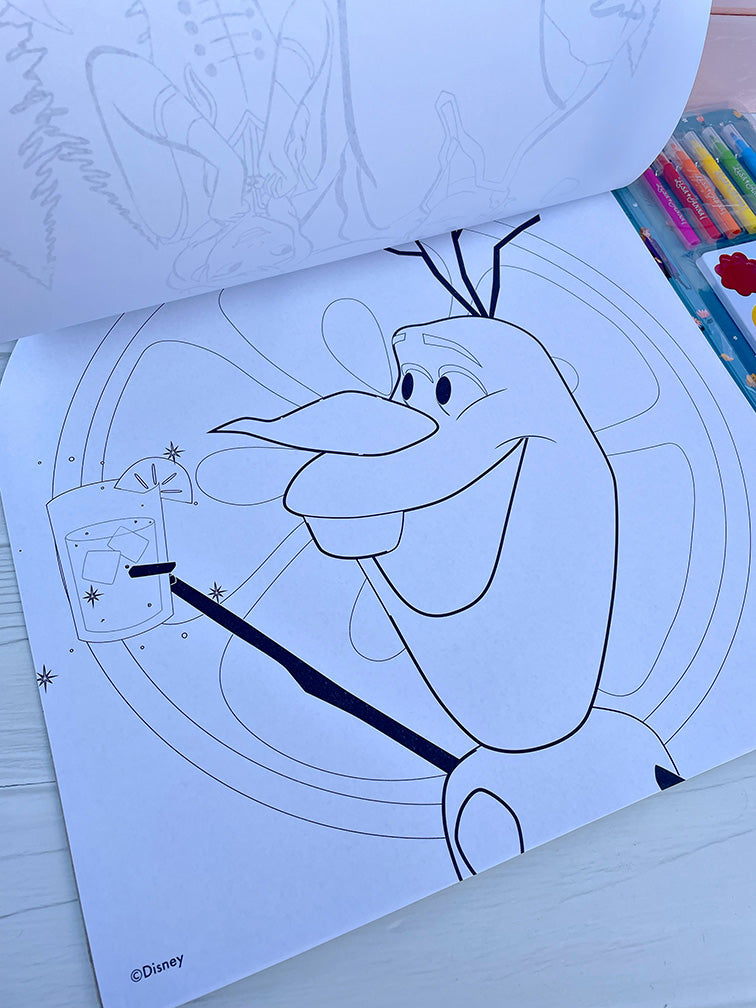Block Gigante para Colorear Frozen