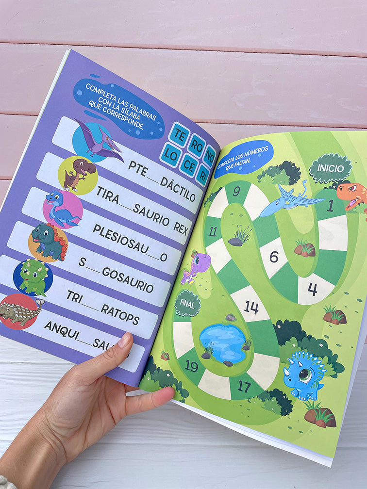 Libros "Juego y Coloreo" con 150 Stickers