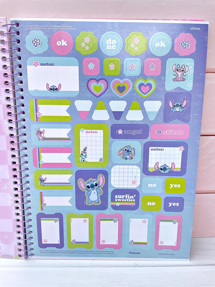 Cuadernola Stitch 80 Hojas Tapa Dura