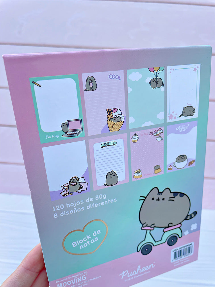 Block de 120 Hojitas Ilustradas Pusheen