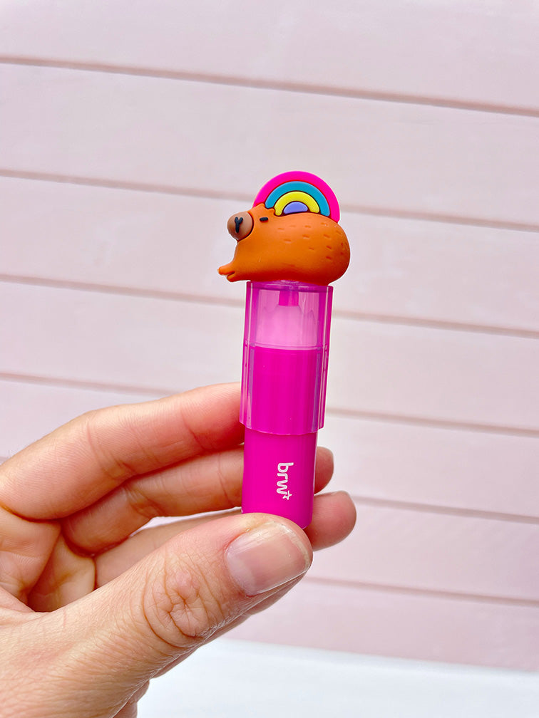 Mini Resaltador Capibara con Sellito