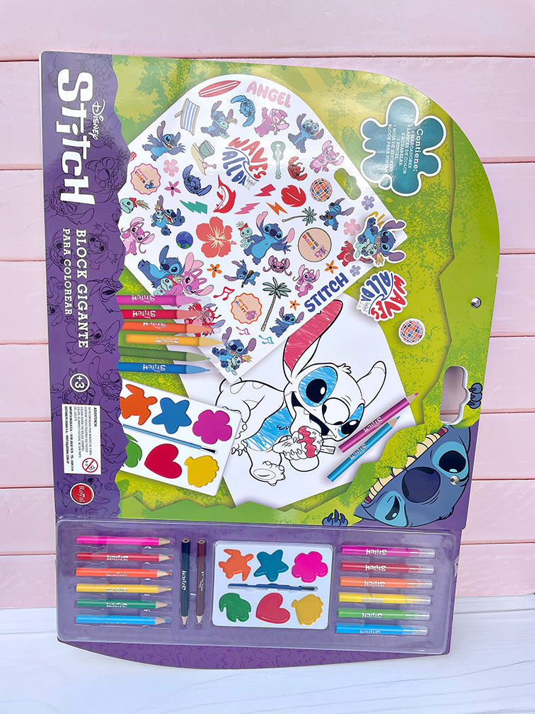 Block Gigante para Colorear Stitch