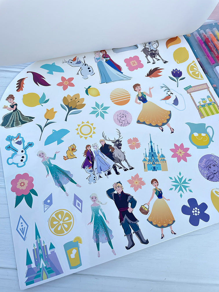 Block Gigante para Colorear Frozen
