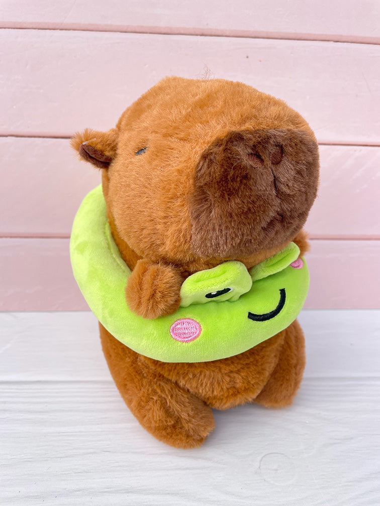 Peluche Capibara con Flotador 20 cm