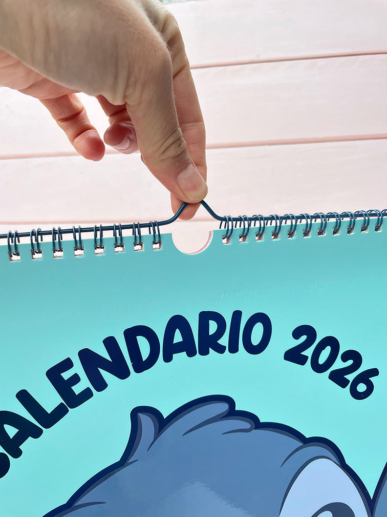 Calendario Stitch 2026 Mooving