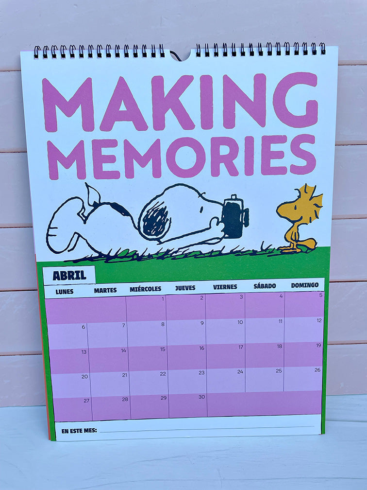Combo Snoopy Agenda 2026 + Calendario