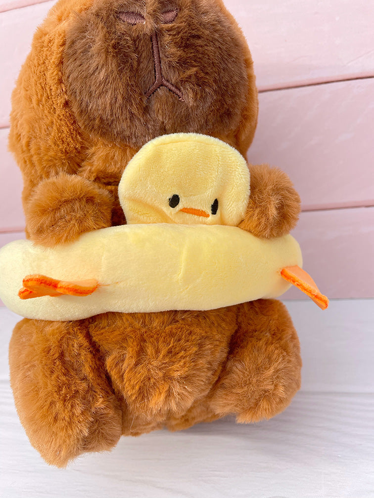 Peluche Capibara con Flotador 20 cm