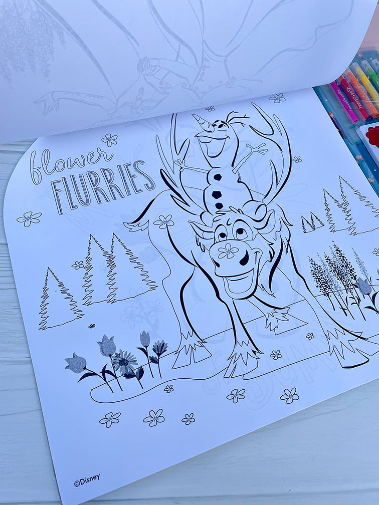 Block Gigante para Colorear Frozen