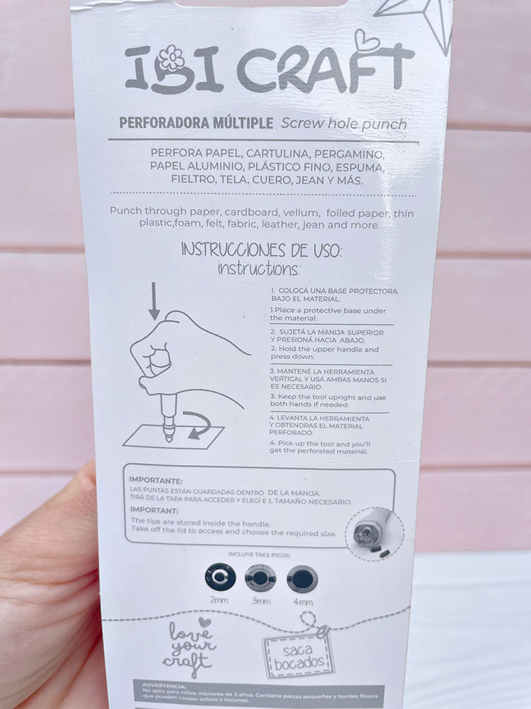 Perforadora de Múltiples Superficies Ibi Craft