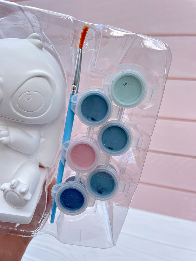 Stitch de Yeso para Pintar + Pinturas y Pincel