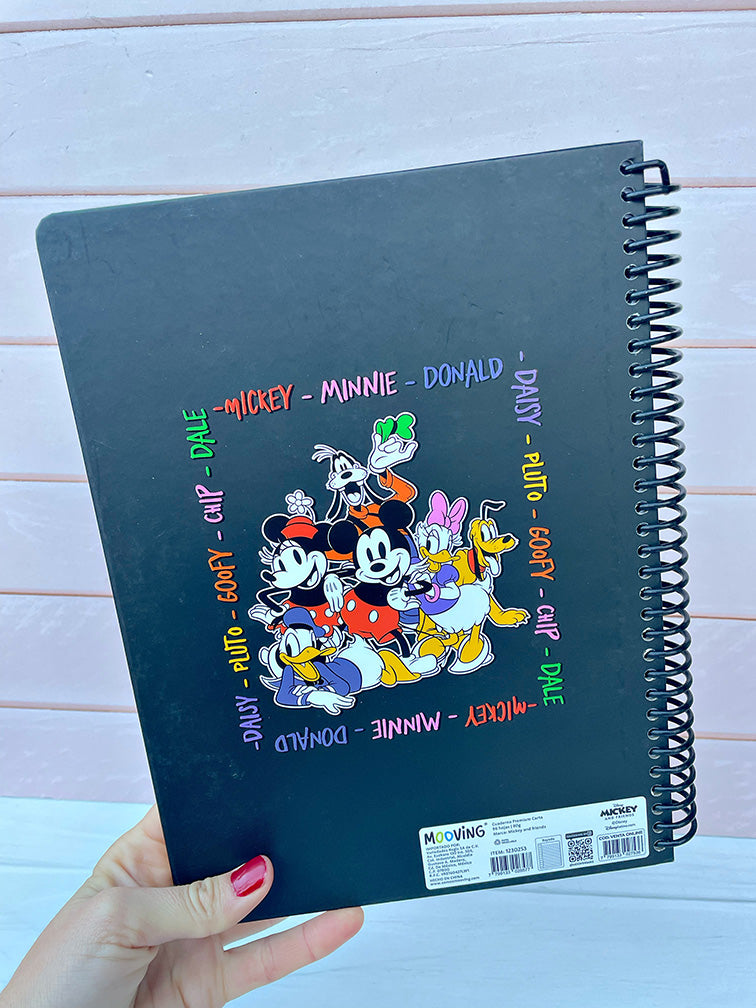 Cuaderno Premium 1/2 Oficio Mickey y Amigos Mooving