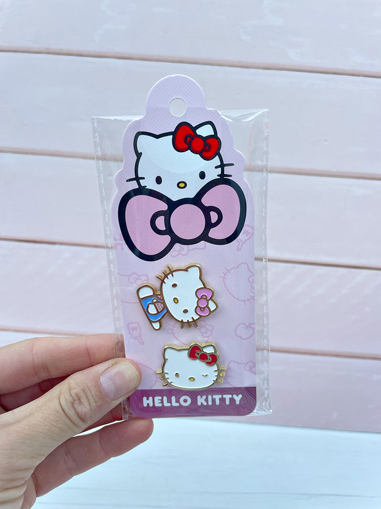 Pins Metálicos Hello Kitty x2