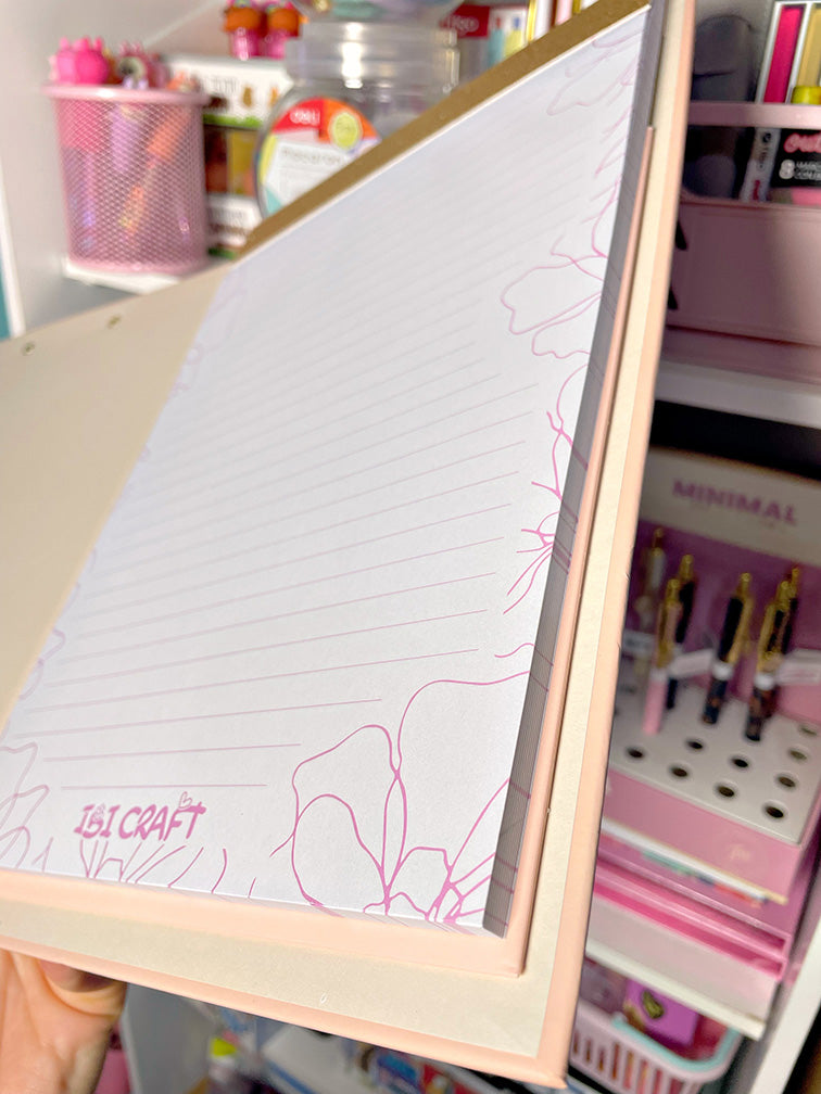 Tabla con Block y Clip Sujeta Hojas Ibi Craft