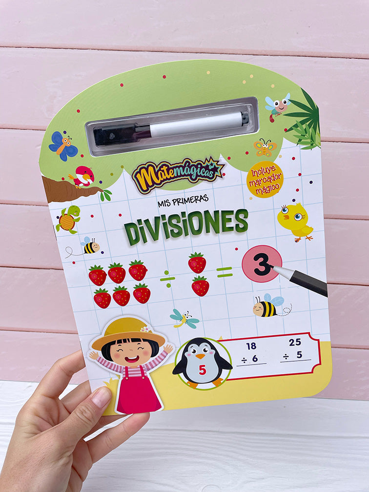 Libro Matemágicas con Marcador Borrador